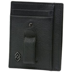 Alpine Swiss Double Diamond Mens RFID Money Clip Minimalist Front Pocket Wallet